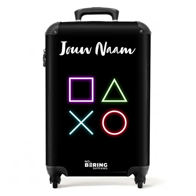 Game On NBS - Handbagage koffer - Kinderen Unisex middel -productfoto_recht