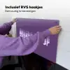 Mucho amor - Paars - Grafisch Inductie beschemer met haakjes klein -ky-ophangen-nl
