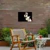 Orchidee - Bloemen - Planten - Botanisch Tuinposter op houten frame 2 cm dik klein -sfeer3