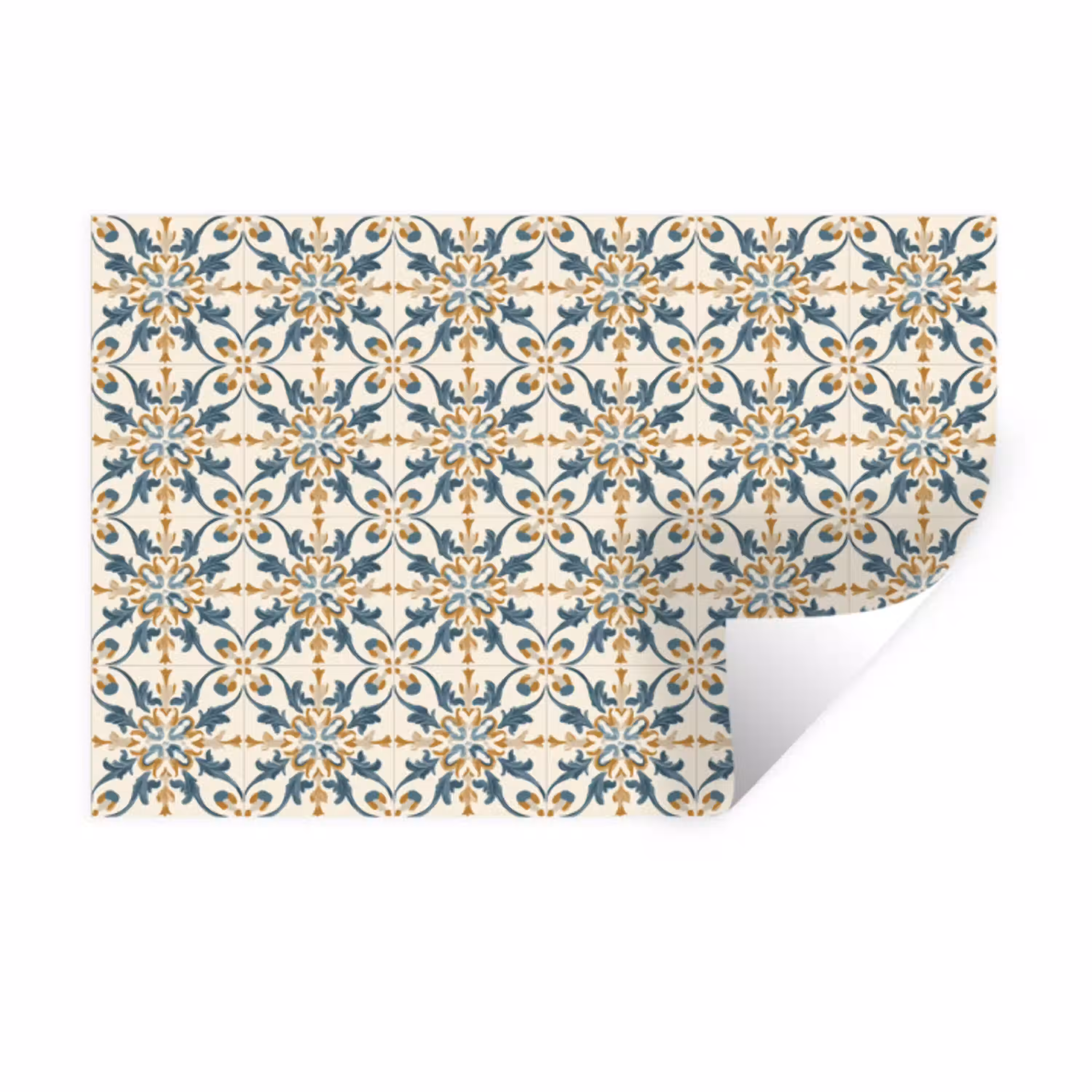 Patroon - Klassiek - Kleurrijk Muursticker klein 286 -3d