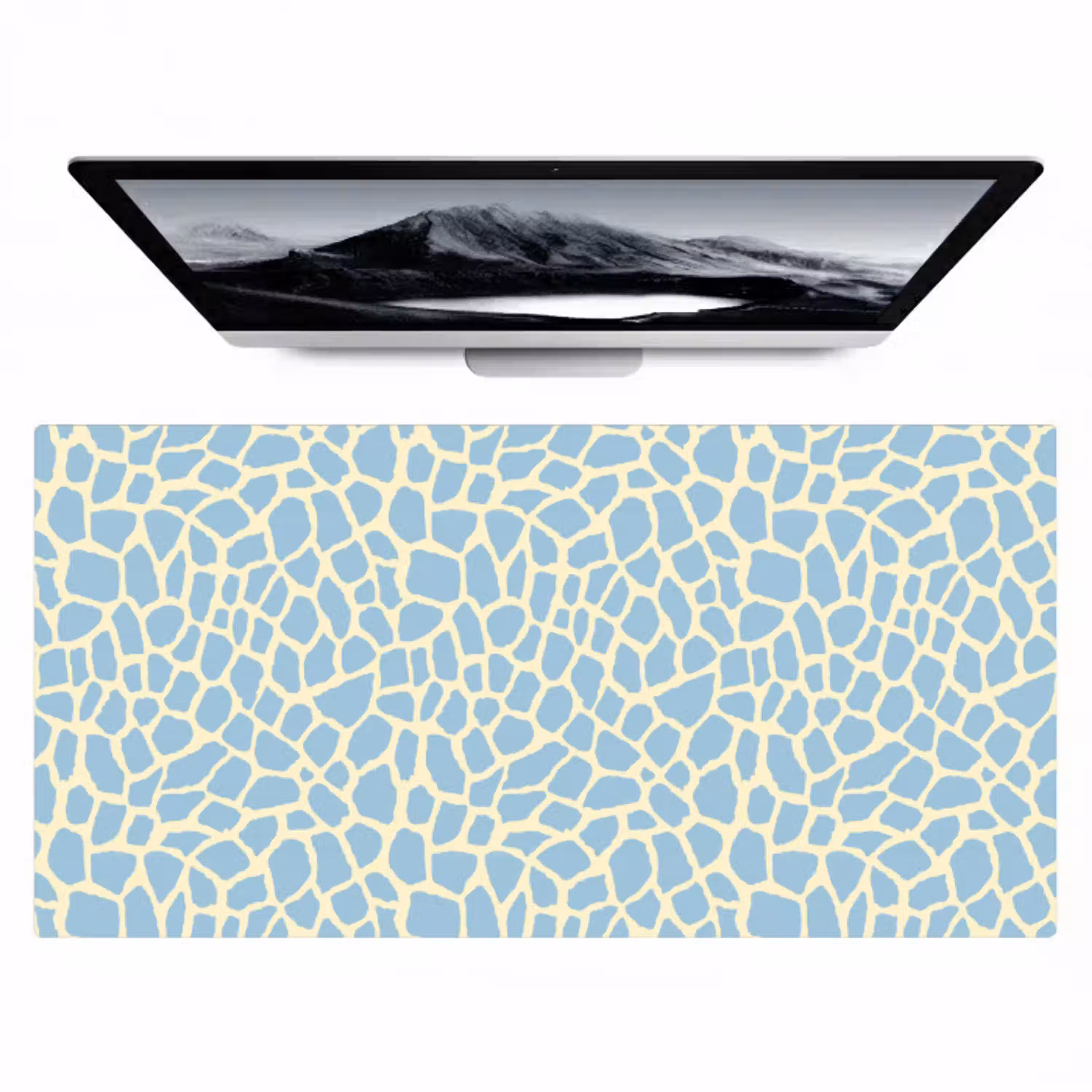 Giraf - Modern - Blauw Muismat XXL klein 681 -zzz3d