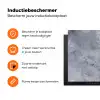 Gewolkt Grijs Tableau Inductie beschermer vinyl 3mm klein -zzzzzzz-td-ups