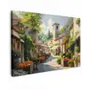 Dorp - Zon - Kraampjes - Huizen canvas 2cm klein -z3d