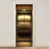 Liftdeur - Goud - Modern deurposter klein -3d_beige