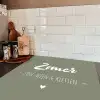 Quotes - Zomer, zon, wijn & kletsen - Tekst - Zomer Inductie beschermer vinyl 3mm middel -sfeer3