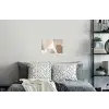 Vloeiende vlakken - Harmonieus - Golvend Muursticker klein -slaapkamer