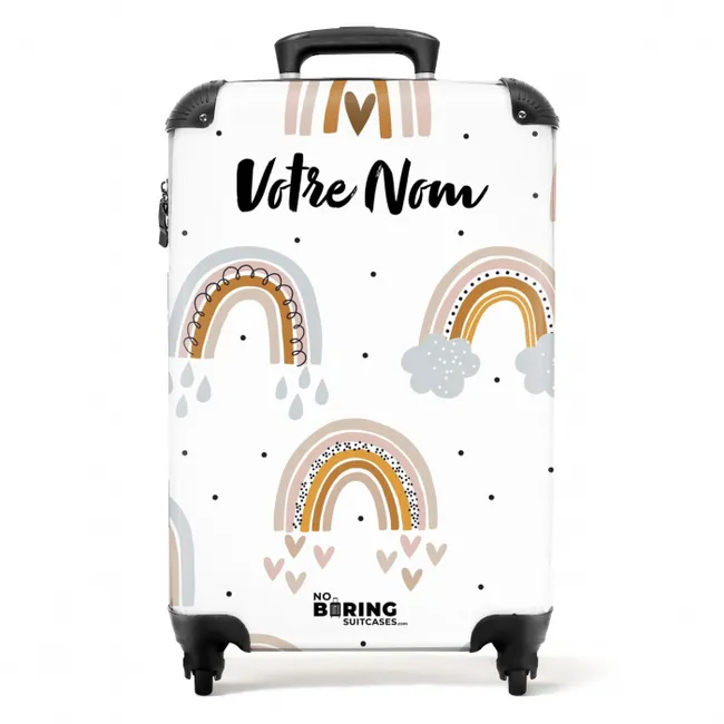 Regenboogregen NBS - Handbagage koffer - Kinderen Unisex middel -productfoto_recht