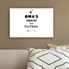 Quotes - Oma's zoals jij zijn kostbaar - Spreuken - Oma canvas 2cm klein -sfeer3