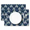 Modern - Patroon - Blauw Placemat vinyl groot 368 -zzsfeer2_Kitchenyeah-website