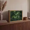 Sparrentakken - Knoppen - Naalden - Groen Light Box met batterij (Wandlamp) middel -sfeer2