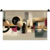 Abstract - Vormen - Beige - Texturen Wandkleed katoen klein -zz3d