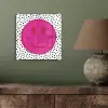 Smiley - Roze - Stippen plexiglas 5mm klein -sfeer3