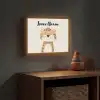 Tijger - Wilde dieren - Pastel Light Box met batterij (Wandlamp kind) middel -sfeer5_kind