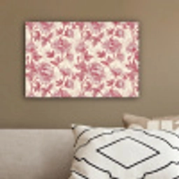 Pioenrozen - Modern -  Rood canvas 2cm klein 34 -sfeer3