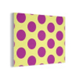Dots - Klassiek - Geel PET vilt klein 837 -3d