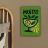 Mojito - Cocktail - Citroen - Groen canvas 2cm klein -sfeer3