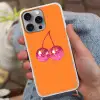 Discoballen - Kers - Spiegels - Roze Hoesje iPhone 16 Pro Max met koord klein -sfeer3