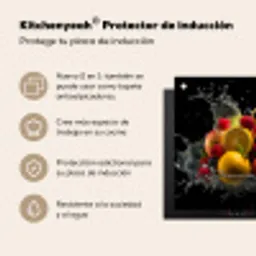 Fruit - Appel - Sinaasappel - Rode vruchten - Water Inductie beschermer vinyl 3mm middel -zzzzzzusp-haakje_ES