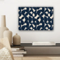 Modern - Geometrisch - Blauw canvas 2cm klein 34 -sfeer6