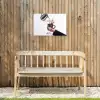 Koffie - Mok - Kan - Therapie Tuinposter op houten frame 2 cm dik klein -sfeer4