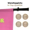 Roze - Groene bonjour - Organisch Wandkleed katoen klein -tsfeer2_DE