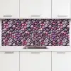Kiezels - Paars - Roze keuken achterwand 2 middel 871 -3d