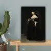 Het huwelijksportret van Oopjen Coppit - Rembrandt van Rijn canvas 2cm klein -sfeer4