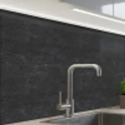 Donkergrijs - Asfaltstructuur - Ruw keuken achterwand 2 middel 865 -zzzz3d_schuin