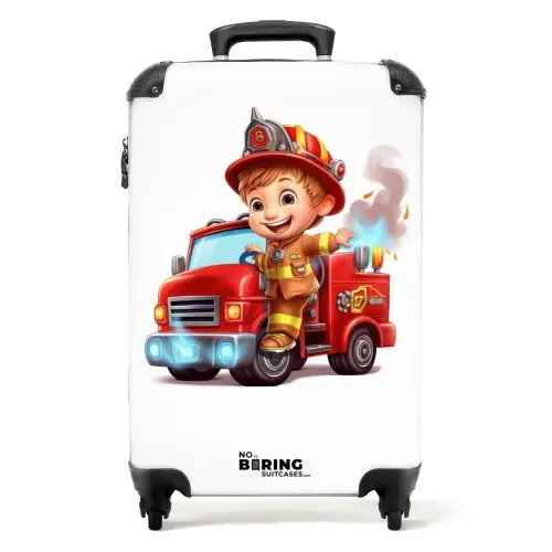 Bauke brandweer NBS - Handbagage koffer - Unisex middel -productfoto_recht