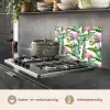 Bladeren - Flamingo - Bloemen - Jungle keuken achterwand spatscherm klein -usp_NL