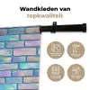 Regenboog - Glans - Steen Wandkleed katoen klein 269 -sfeer2
