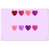 Lolly - Hart - Roze - Snoep tuinposter los doek groot -3d