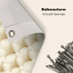 Waaier - Motief -  Goud Balkonbeschermer Duitsland klein 596 -closeup_NL