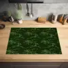 Sierlijk - Bloemen - Groen Inductie beschermer vinyl 3mm klein 276 -sfeer5