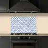 Frans - Citroen - Royaal  - Blauw - Wit keuken achterwand spatscherm klein 900 -sfeer1