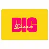 Dream big - Geel - Roze Placemat vinyl groot -zzsfeer1_Kitchenyeah-website