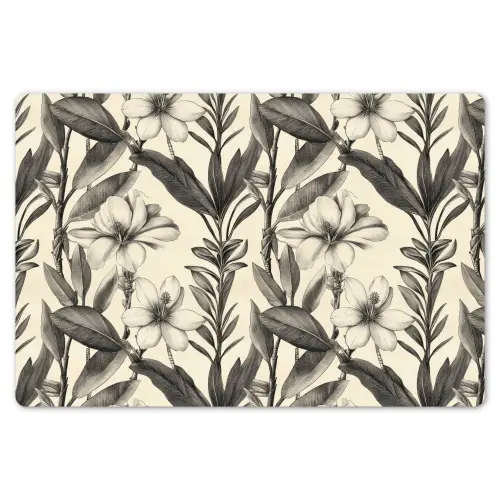 Klassiek - Botanisch - Zwart - Beige Placemat vinyl groot 368 -zzsfeer1_Kitchenyeah-website