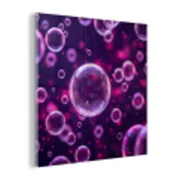 Paars - Bubbels - Schuim plexiglas 5mm klein -z3d