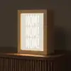 Beige - Vintage - Japandi - Decoratie Light Box met kabel (Tafellamp) klein -z3d_website