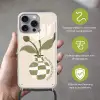 Bloem - Wit - Vaas - Quote Hoesje iPhone 16 Pro Max met koord klein -sfeer2_NL