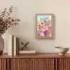 Bloemen - Schilderij - Natuur - Botanisch Light Box met kabel (Tafellamp) klein -sfeer2