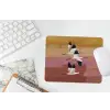 Vogels - Snavel - Abstract muismat rubber klein -witbureau