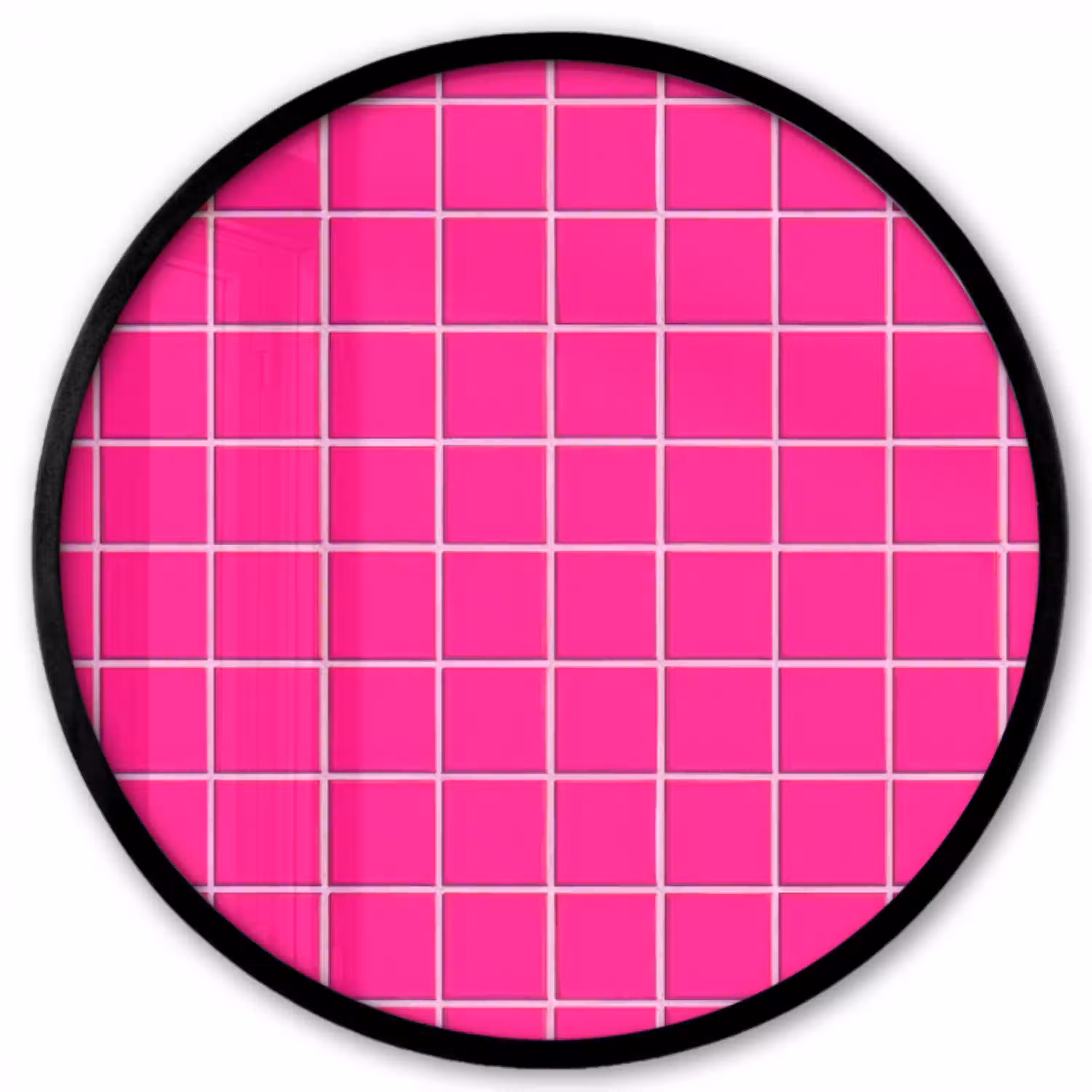 Tegels - Vierkant - Fuchsia Fotolijst rond zonder passe partout klein 856 -3d