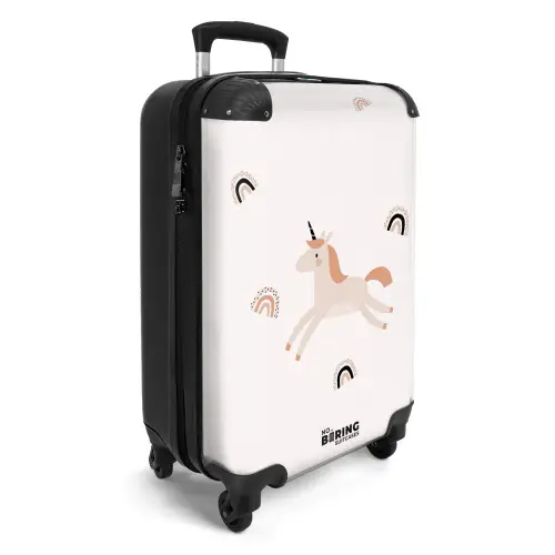 Eenhoorn Dromen Koffer - NBS - Handbagage middel -productfoto_3d