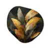 Gouden Bladcompositie – Botanische Luxe Wandcirkel Organisch Forex 3mm klein -3d