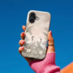 Kraanvogels - Natuur - Roze Toughcase MagSafe Apple iPhone 17 klein -Sfeer1V