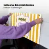 More coffee - Geel - Paars - Strepen - Mok Inductie beschemer met haakjes klein -ky-ophangen-de