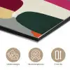 Vormen - Ritmisch - Kleuren - Abstract aluminium wit klein -closeup_NL