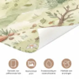 Bos - Dieren - Groen deurposter klein -closeup_NL