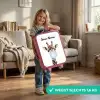 Kauwende Kobus blauw Kinderkoffer - Roze klein -sfeer2_NL